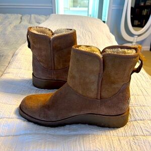 Women’s UGG boots, slight wedge